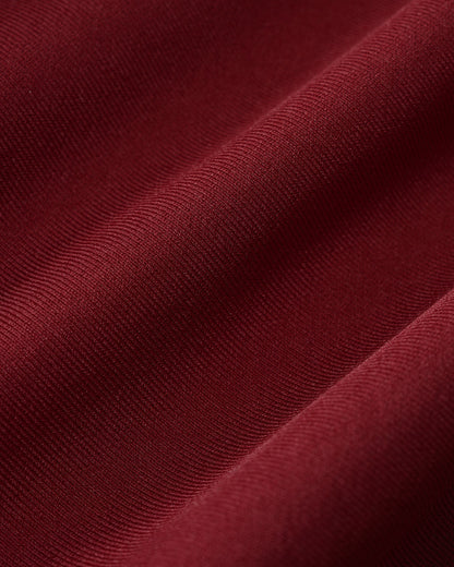 Red U Neck A-Line Mini Dress